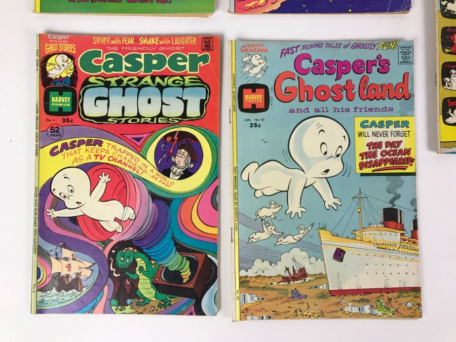 Casper Strange Ghost Stories #4, 5, Casper #176, Casper And Nightmare #39, Casper's Ghostland #82 Comic Books [Photo 6]