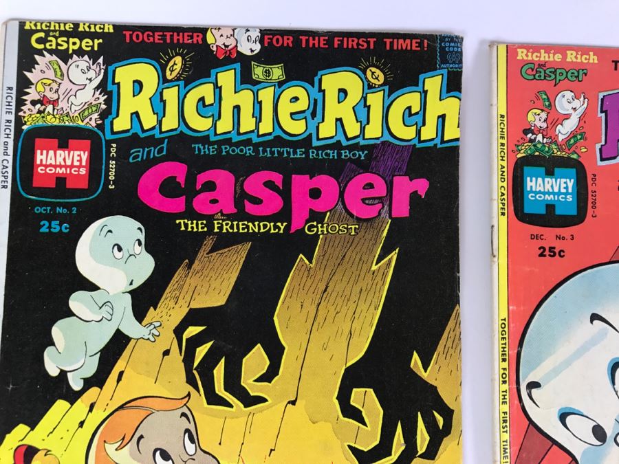(7) Richie Rich And Casper #2, 3, 4, 5, 6, 7, 8 Comic Books [Photo 4]