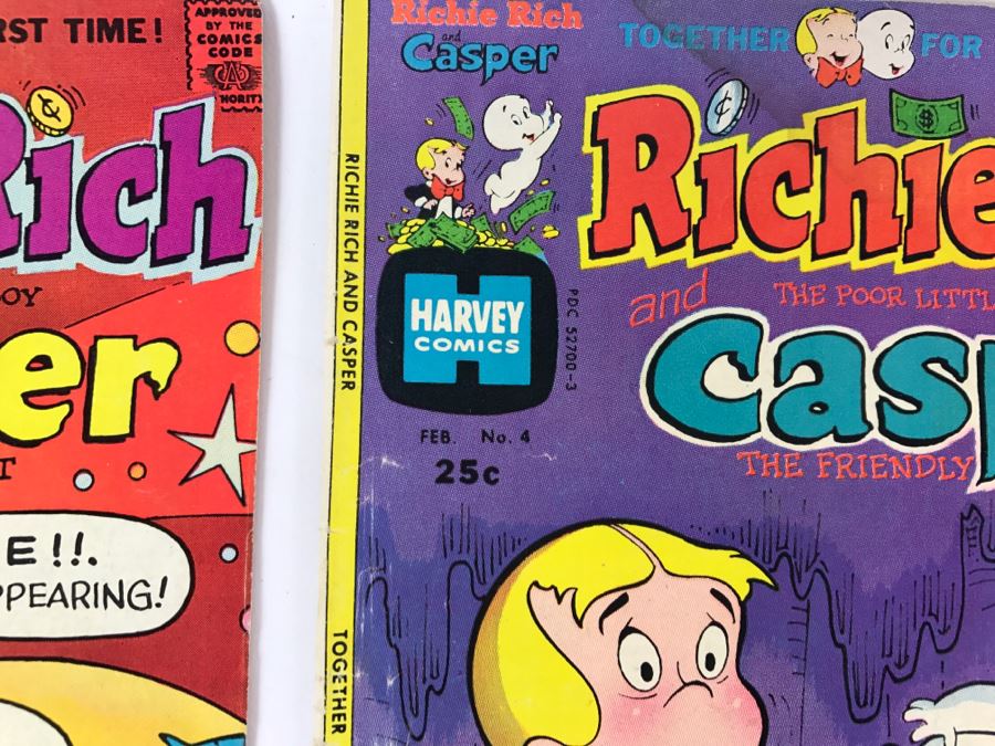 (7) Richie Rich And Casper #2, 3, 4, 5, 6, 7, 8 Comic Books [Photo 6]