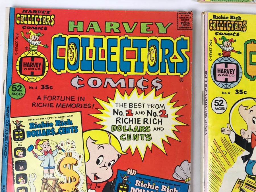 (5) Harvey Collectors Comics #1, 2, 3, 5, 6 Comic Books [Photo 7]