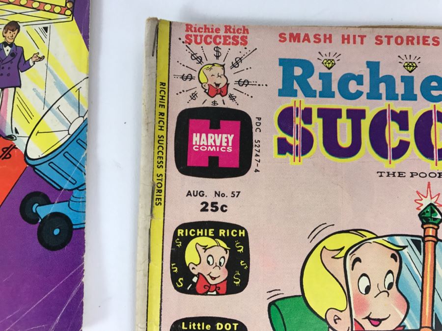 (9) Richie Rich Success #66, 67, 58, 59, 57, 60, 62, 63, 64 Comic Books [Photo 7]