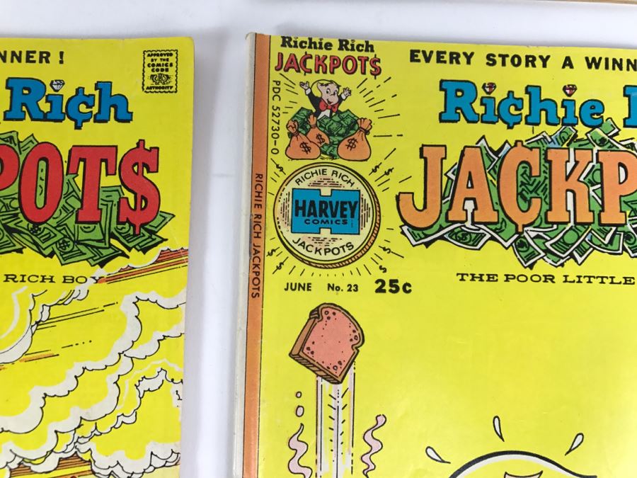 (10) Richie Rich Jackpots #7, 11, 12, 13, 14, 16, 17, 18, 22, 23 Comic Books [Photo 13]