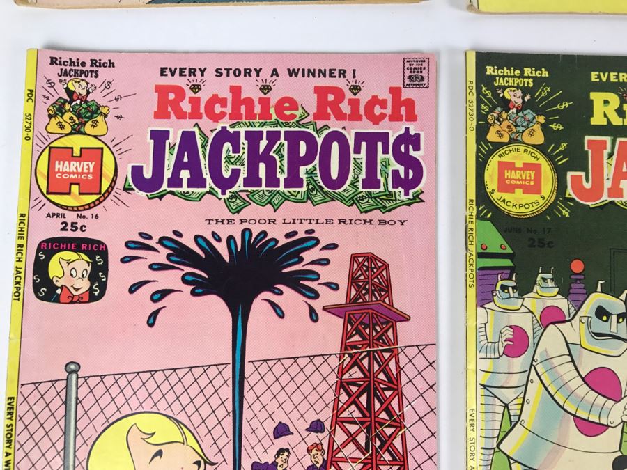 (10) Richie Rich Jackpots #7, 11, 12, 13, 14, 16, 17, 18, 22, 23 Comic Books [Photo 9]