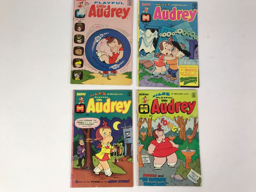 (4) Little Audrey #109, 113, 116, 118 Comic Books