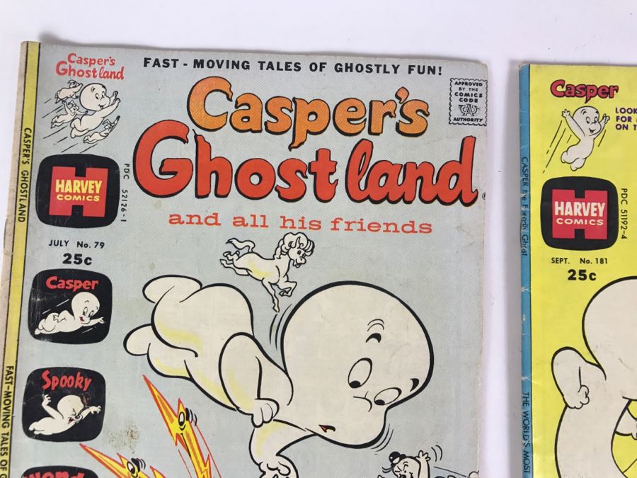 Casper #181, 180, Casper's Ghost Land #79, 86 Comic Books [Photo 3]