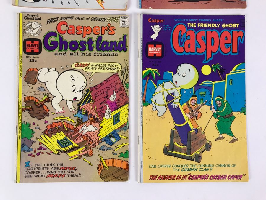 Casper #181, 180, Casper's Ghost Land #79, 86 Comic Books [Photo 4]