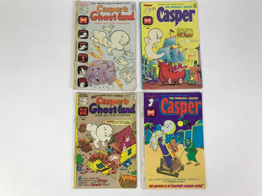 Casper #181, 180, Casper's Ghost Land #79, 86 Comic Books
