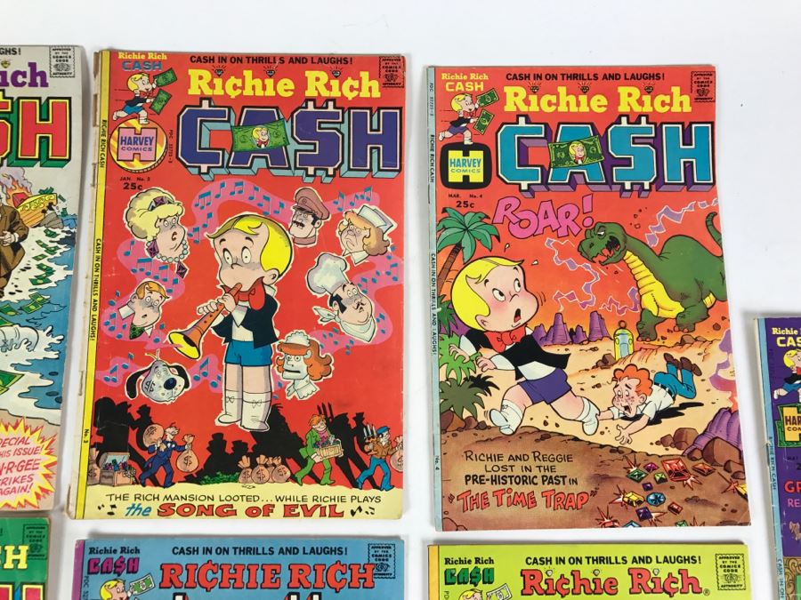 Richie Rich Cash #1, 2, 3, 4, 5, 6, 8, 12, 13 Comic Books [Photo 6]