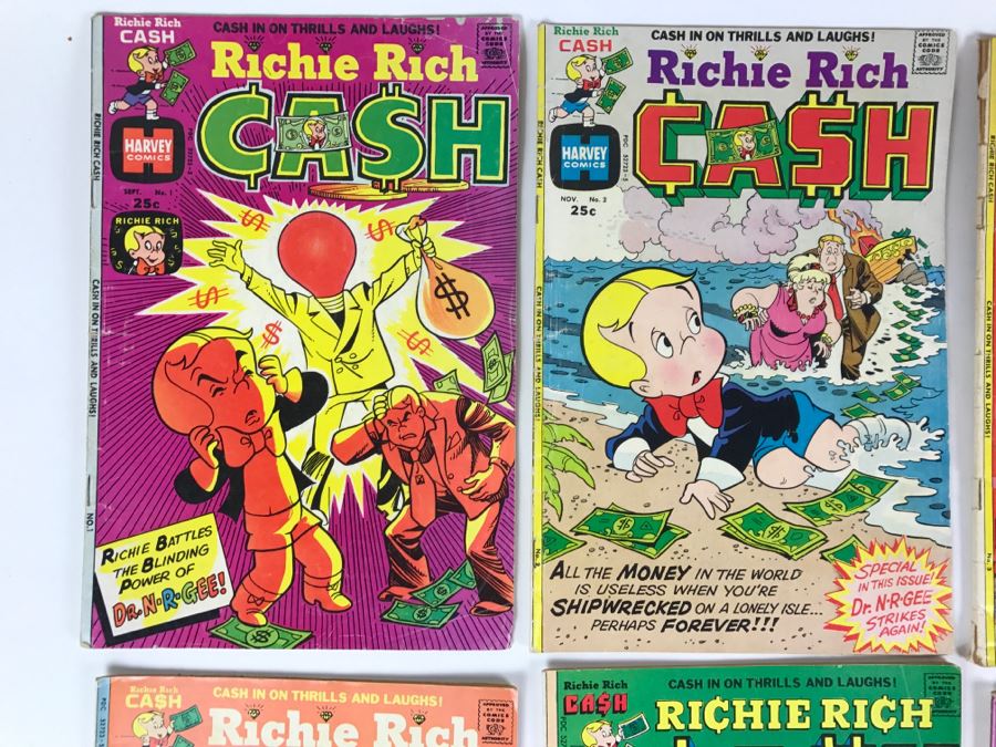 Richie Rich Cash #1, 2, 3, 4, 5, 6, 8, 12, 13 Comic Books [Photo 2]