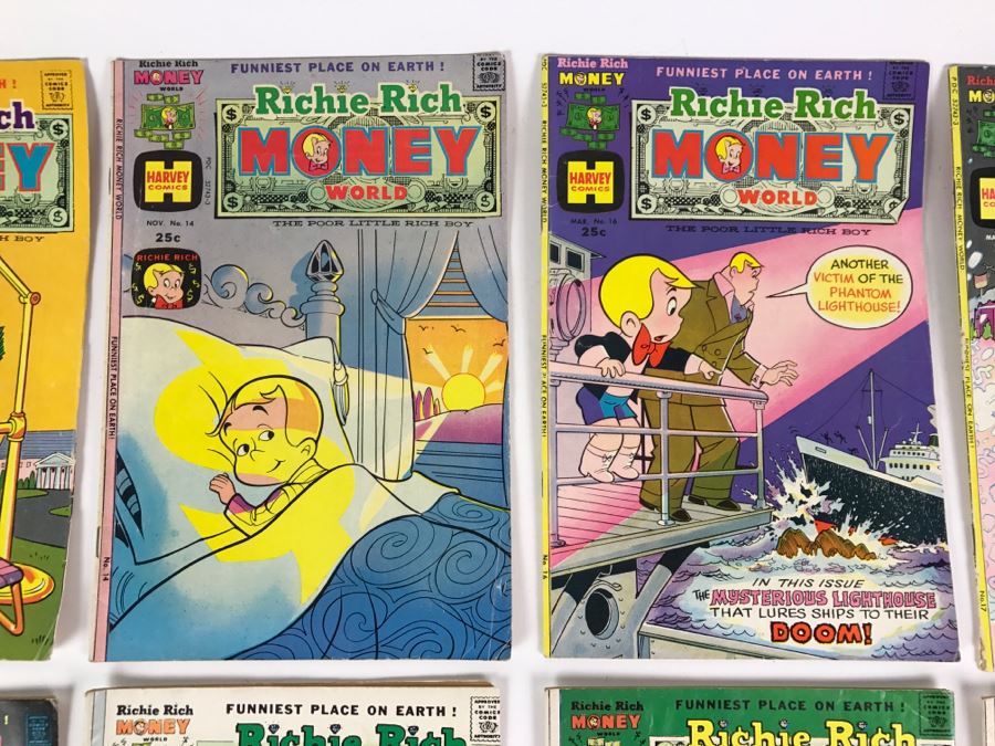 Richie Rich Money World #10, 13, 14, 16, 17, 18, 19, 20, 21, 23, 24 Comic Books [Photo 4]