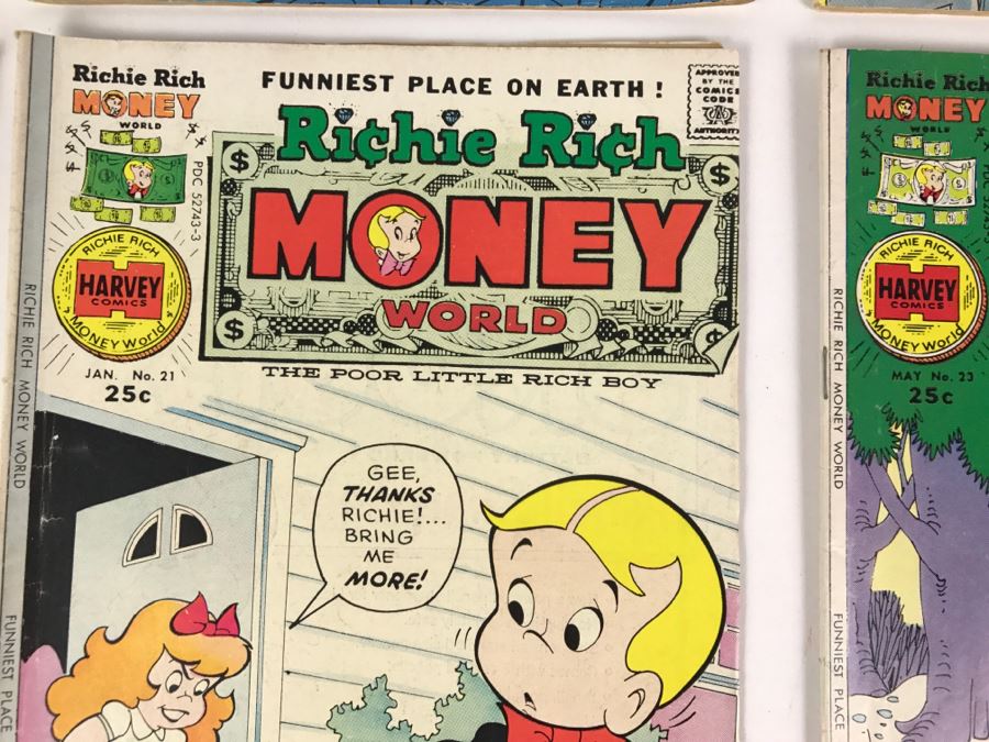 Richie Rich Money World #10, 13, 14, 16, 17, 18, 19, 20, 21, 23, 24 Comic Books [Photo 13]