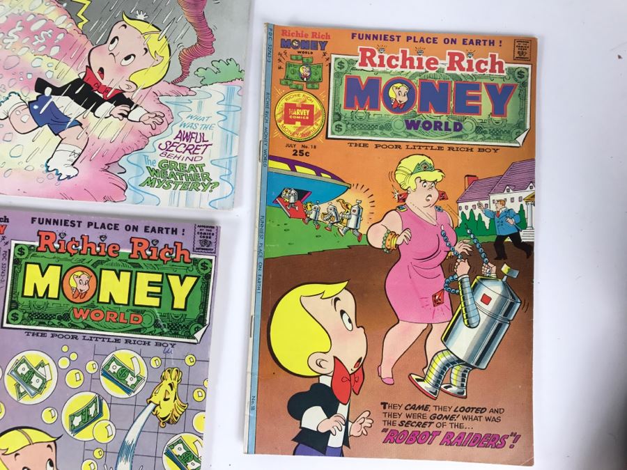 Richie Rich Money World #10, 13, 14, 16, 17, 18, 19, 20, 21, 23, 24 Comic Books [Photo 8]
