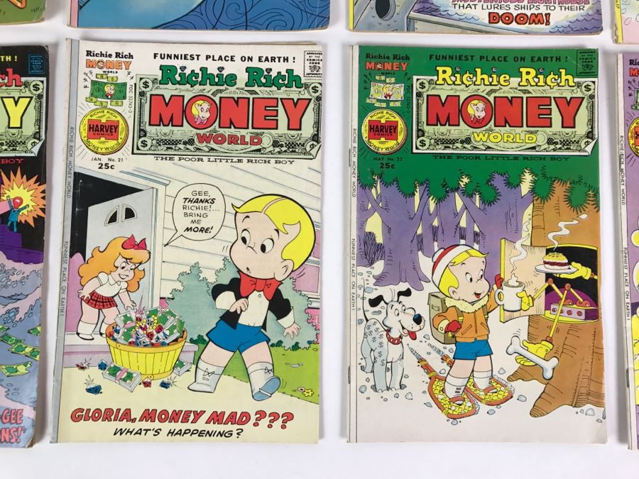Richie Rich Money World #10, 13, 14, 16, 17, 18, 19, 20, 21, 23, 24 Comic Books [Photo 12]