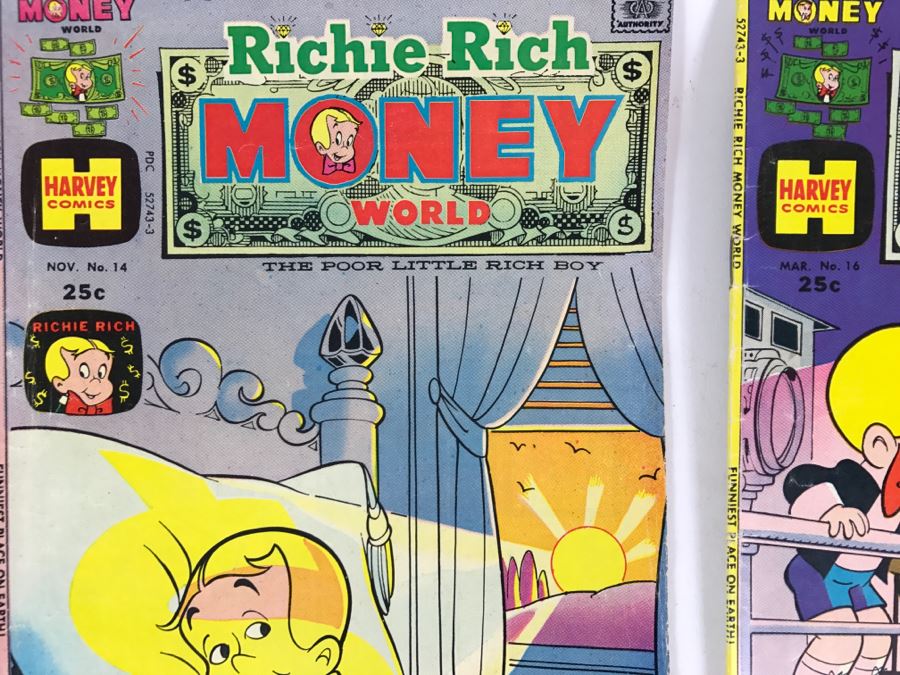 Richie Rich Money World #10, 13, 14, 16, 17, 18, 19, 20, 21, 23, 24 Comic Books [Photo 5]
