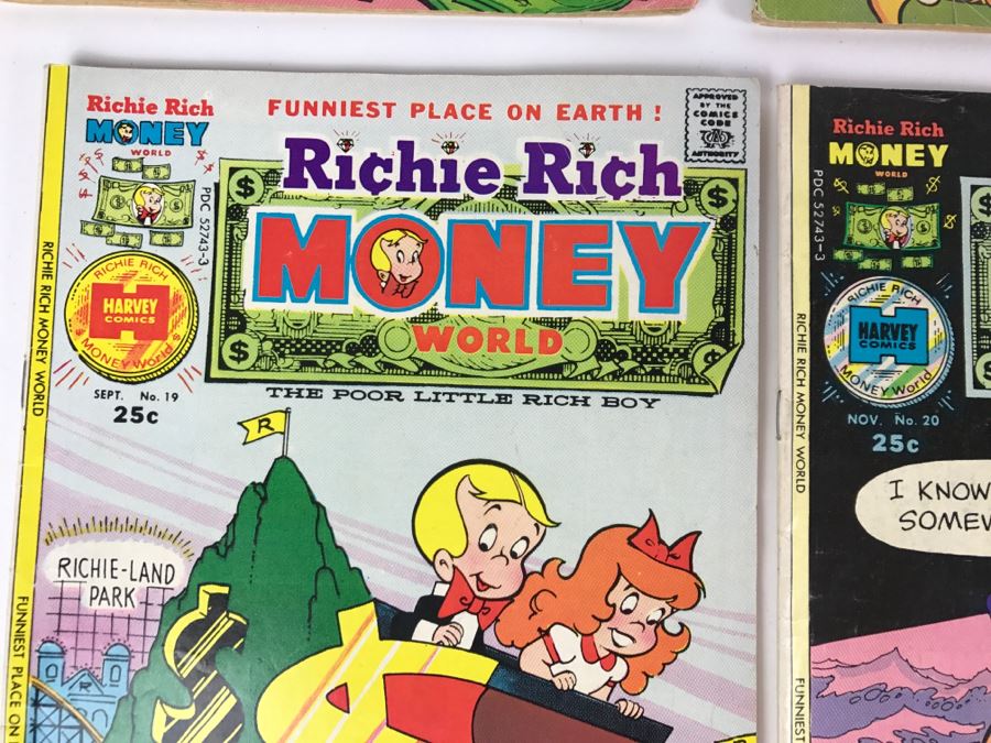 Richie Rich Money World #10, 13, 14, 16, 17, 18, 19, 20, 21, 23, 24 Comic Books [Photo 11]