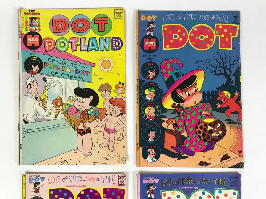 (4) Dot Dot-Land #63, Little Dot #156, 157, 159 Comic Books [Photo 2]
