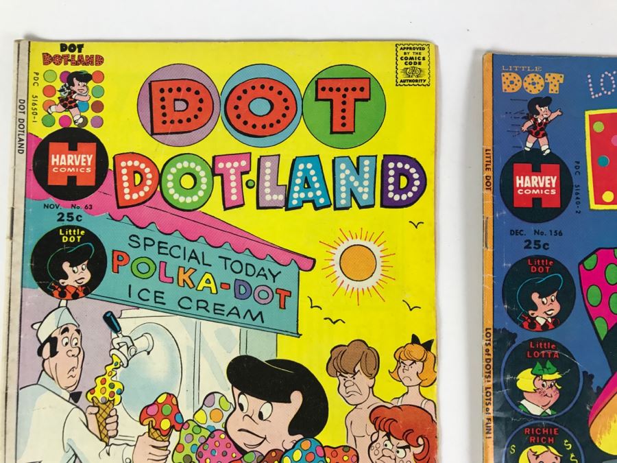 (4) Dot Dot-Land #63, Little Dot #156, 157, 159 Comic Books [Photo 3]