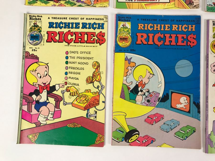(7) Richie Rich Riches #17, 18, 19, 20, 21, 23, 25 Comic Books [Photo 8]