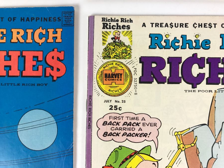 (7) Richie Rich Riches #17, 18, 19, 20, 21, 23, 25 Comic Books [Photo 11]