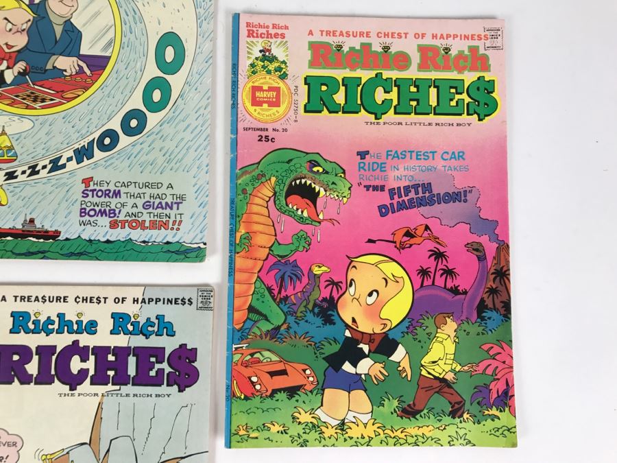 (7) Richie Rich Riches #17, 18, 19, 20, 21, 23, 25 Comic Books [Photo 6]