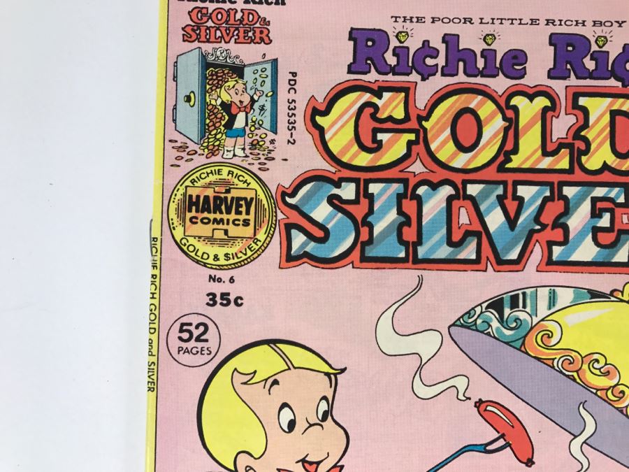 (5) Richie Rich Gold & Silver #1, 1, 3, 6, Richie Rich Dot #1 Comic Books [Photo 7]