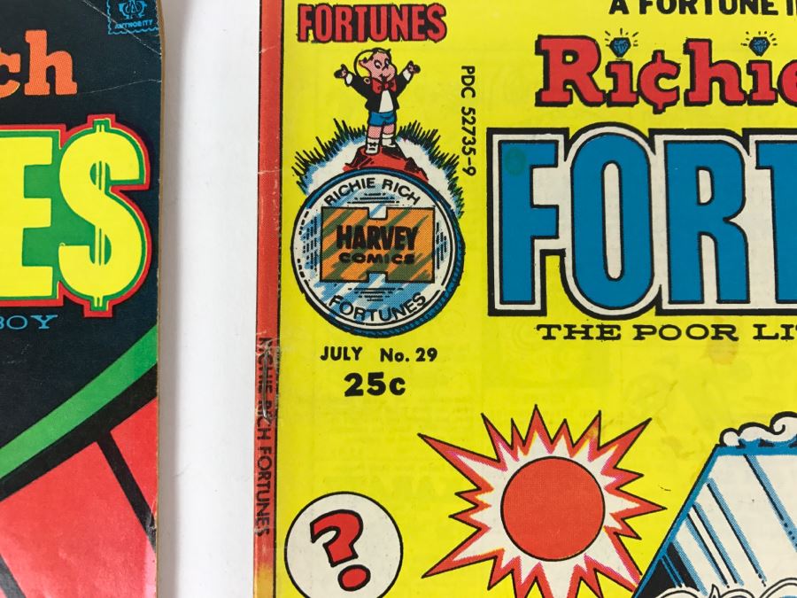 (6) Richie Rich Fortunes #19, 20, 21, 22, 24, 29 Comic Books [Photo 10]