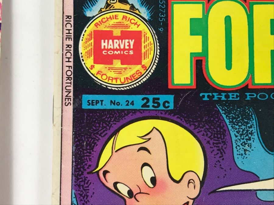 (6) Richie Rich Fortunes #19, 20, 21, 22, 24, 29 Comic Books [Photo 8]