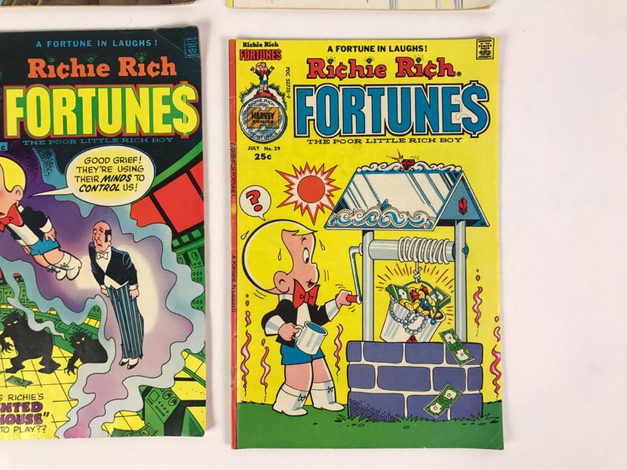 (6) Richie Rich Fortunes #19, 20, 21, 22, 24, 29 Comic Books [Photo 9]