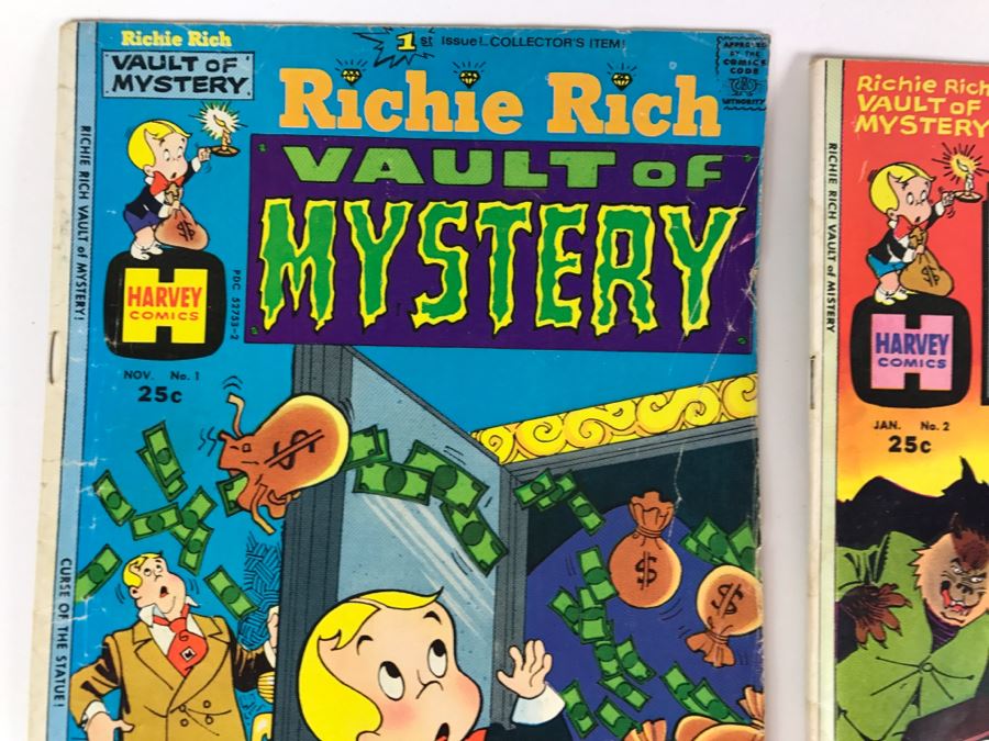 (10) Richie Rich Vault Of Mystery #1, 2, 3, 4, 5, 6, 7, 8, 10, 11 Comic Books [Photo 3]