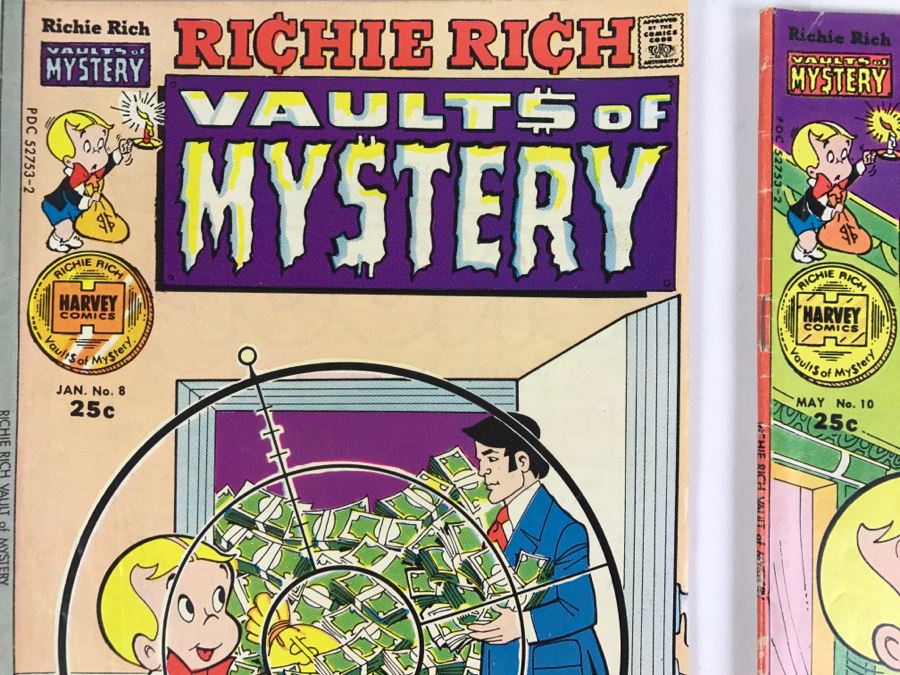 (10) Richie Rich Vault Of Mystery #1, 2, 3, 4, 5, 6, 7, 8, 10, 11 Comic Books [Photo 12]