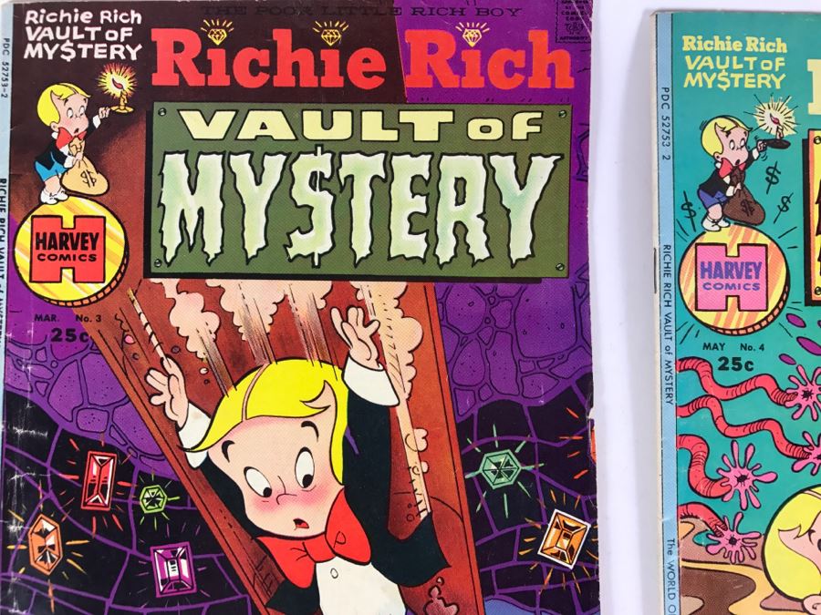 (10) Richie Rich Vault Of Mystery #1, 2, 3, 4, 5, 6, 7, 8, 10, 11 Comic Books [Photo 5]