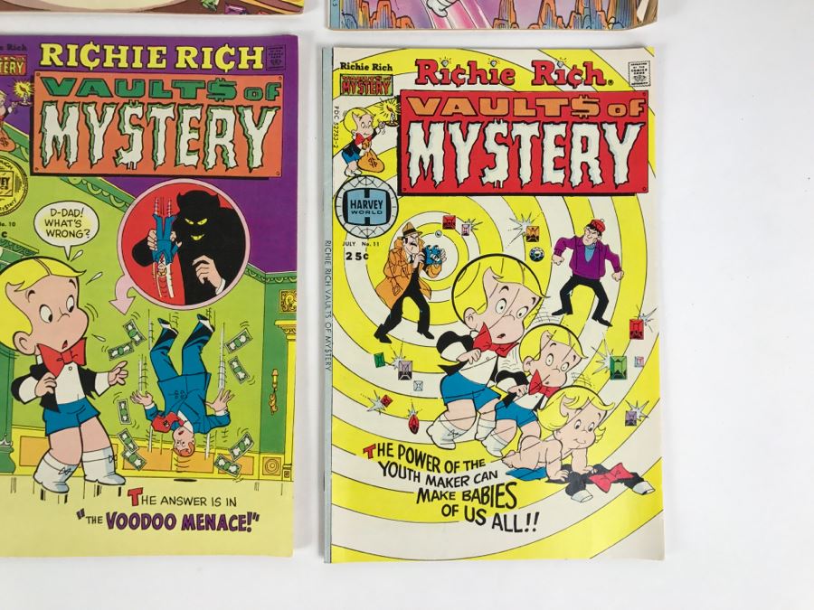 (10) Richie Rich Vault Of Mystery #1, 2, 3, 4, 5, 6, 7, 8, 10, 11 Comic Books [Photo 13]