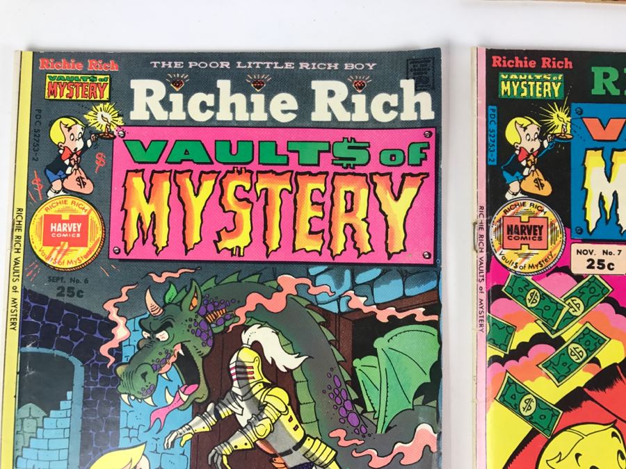 (10) Richie Rich Vault Of Mystery #1, 2, 3, 4, 5, 6, 7, 8, 10, 11 Comic Books [Photo 10]