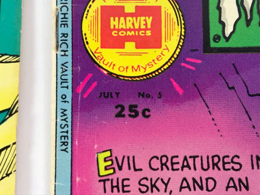 (10) Richie Rich Vault Of Mystery #1, 2, 3, 4, 5, 6, 7, 8, 10, 11 Comic Books [Photo 7]