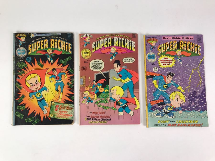 (3) Super Richie #1, 2, 3 Comic Books [Photo 1]