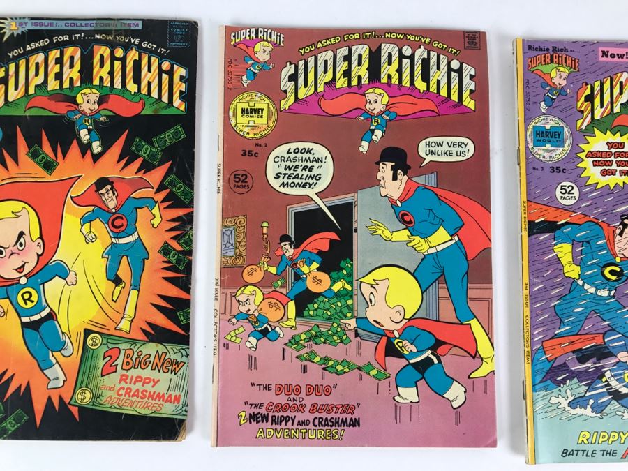 (3) Super Richie #1, 2, 3 Comic Books [Photo 5]