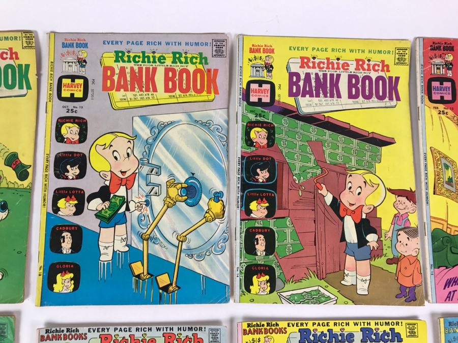(11) Richie Rich Bank Book #11, 12, 13, 14, 15, 16, 17, 18, 20, 21, 24 Comic Books [Photo 5]