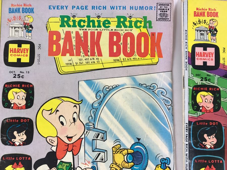 (11) Richie Rich Bank Book #11, 12, 13, 14, 15, 16, 17, 18, 20, 21, 24 Comic Books [Photo 6]