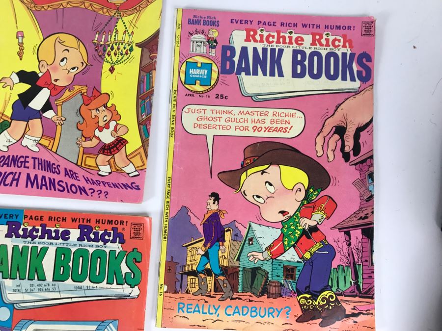 (11) Richie Rich Bank Book #11, 12, 13, 14, 15, 16, 17, 18, 20, 21, 24 Comic Books [Photo 9]