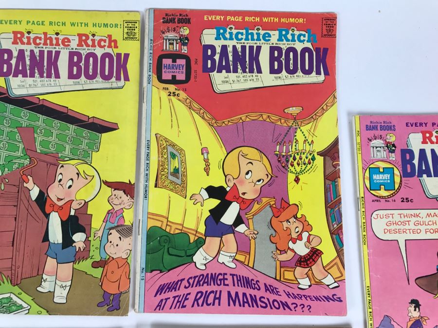 (11) Richie Rich Bank Book #11, 12, 13, 14, 15, 16, 17, 18, 20, 21, 24 Comic Books [Photo 7]