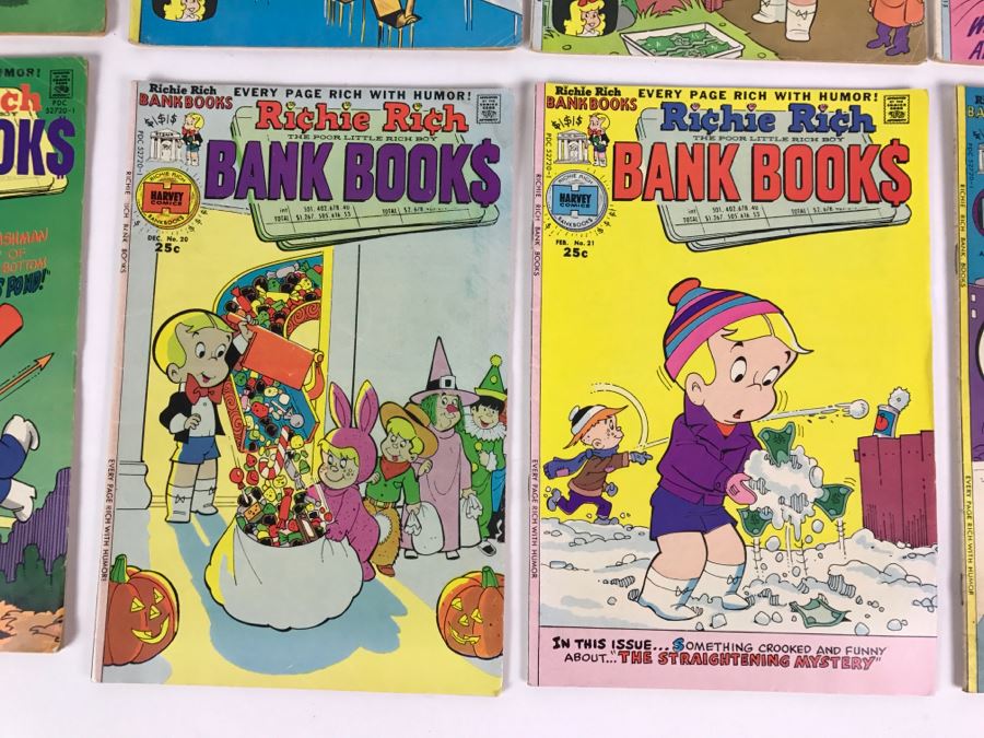 (11) Richie Rich Bank Book #11, 12, 13, 14, 15, 16, 17, 18, 20, 21, 24 Comic Books [Photo 13]