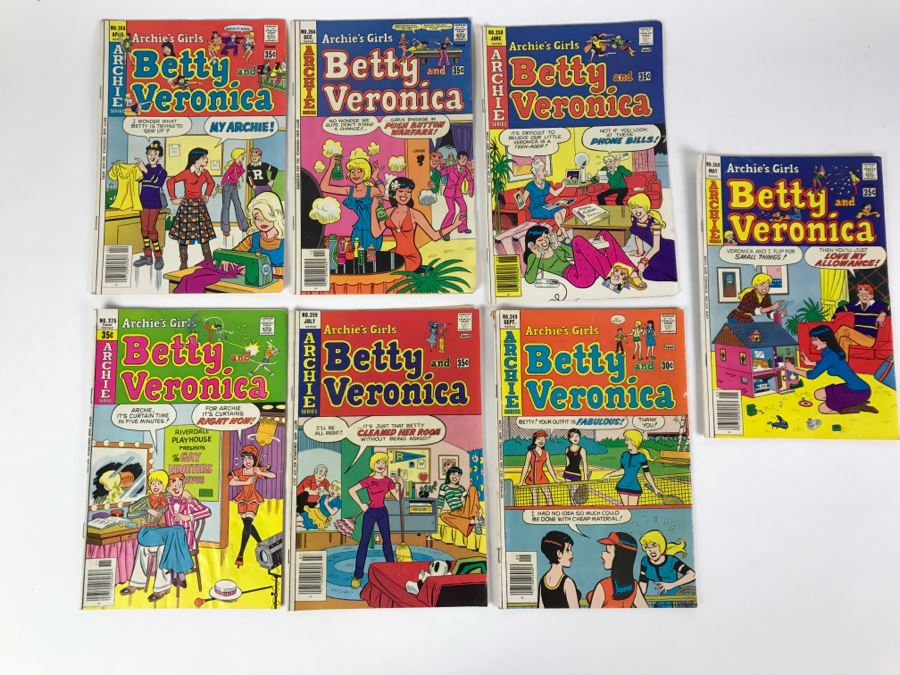 (7) Betty And Veronica #268, 264, 258, 269, 275, 259, 249 Comic Books [Photo 1]