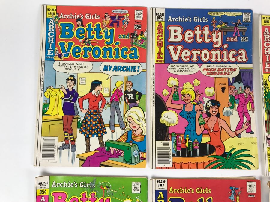 (7) Betty And Veronica #268, 264, 258, 269, 275, 259, 249 Comic Books [Photo 2]