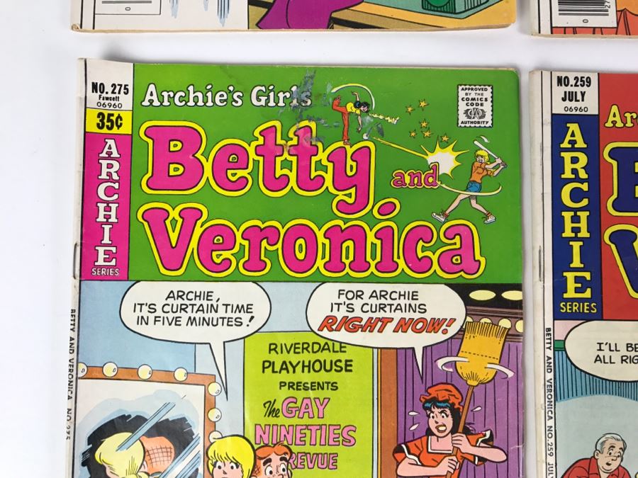 (7) Betty And Veronica #268, 264, 258, 269, 275, 259, 249 Comic Books