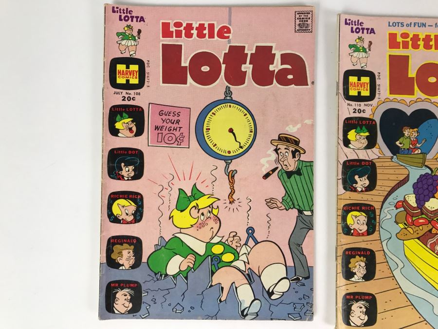 (3) Little Lotta #108, 110, 112 Comic Books [Photo 2]
