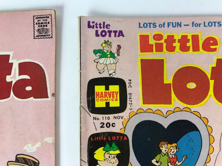 (3) Little Lotta #108, 110, 112 Comic Books [Photo 5]