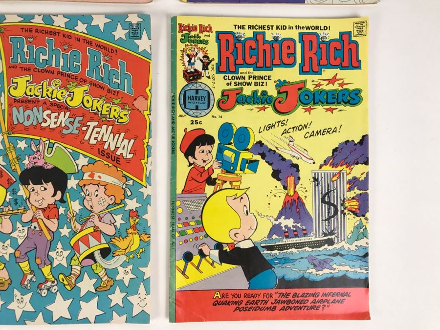 (10) Richie Rich And Jackie Jokers #1, 4, 5, 6, 7, 9, 10, 13, 15, 16 Comic Books [Photo 12]