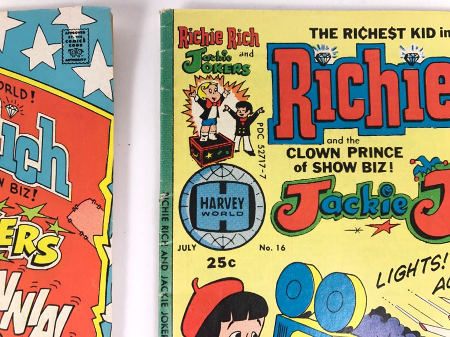 (10) Richie Rich And Jackie Jokers #1, 4, 5, 6, 7, 9, 10, 13, 15, 16 Comic Books [Photo 13]