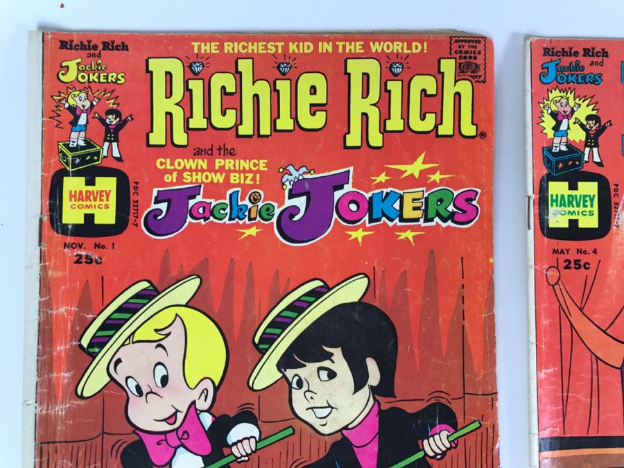 (10) Richie Rich And Jackie Jokers #1, 4, 5, 6, 7, 9, 10, 13, 15, 16 Comic Books [Photo 3]