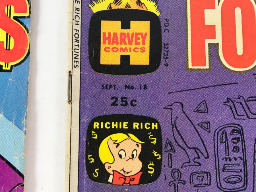 (6) Richie Rich Fortunes #13, 17, 18, 23, 14, 16 Comic Books [Photo 5]